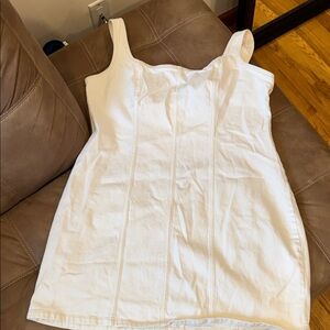Abercrombie & Fitch White Mini Dress
